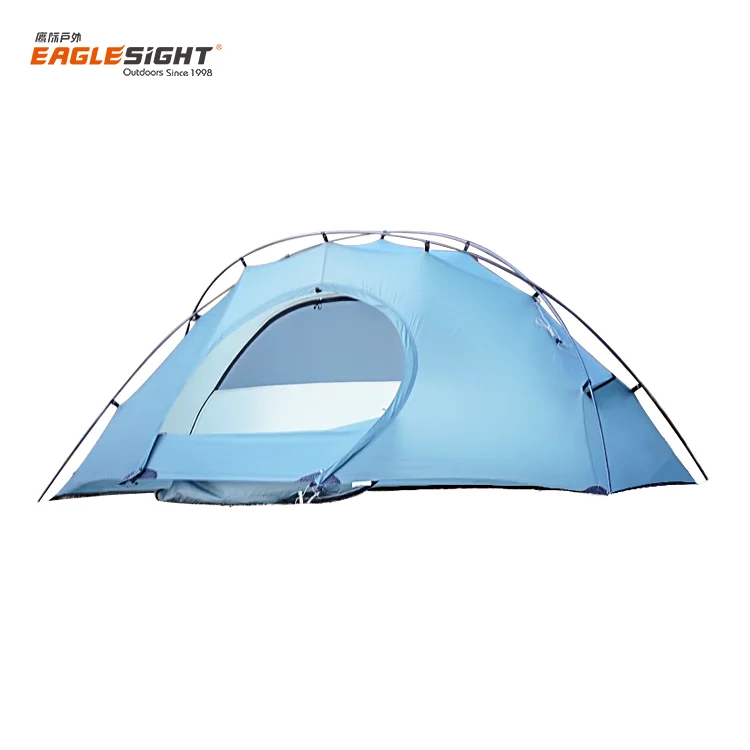 15D Nylon 1 Person  Backpacking Tent 5000mm Waterproof 4 season Silicone Coating Ultralight Backpacking Tent