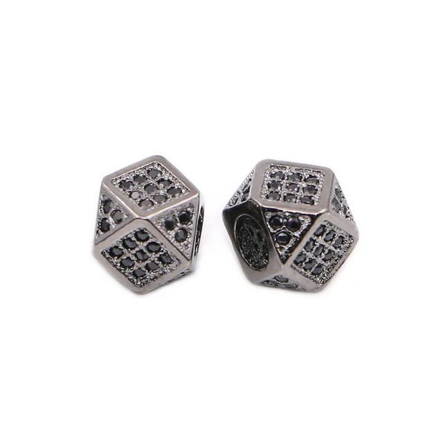 High quality fashion antique brass jewelry custom logo european sterling silver beads large hole beads charm bead