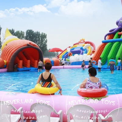 
Adult Inflatable Amusement Park Theme Inflatable Water Sport Aqua Park Equipment For Sale 