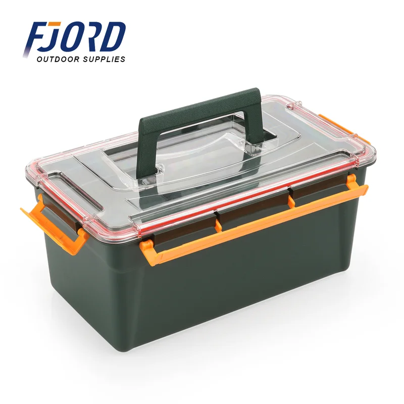 FJORD Portable Tool box Plastic fishing  box Outdoor Sports Tool Kit
