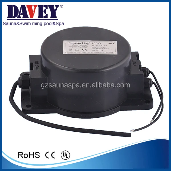 Waterproof Plastic Underwater Light transformer for Swimming Pool or Fountain Use