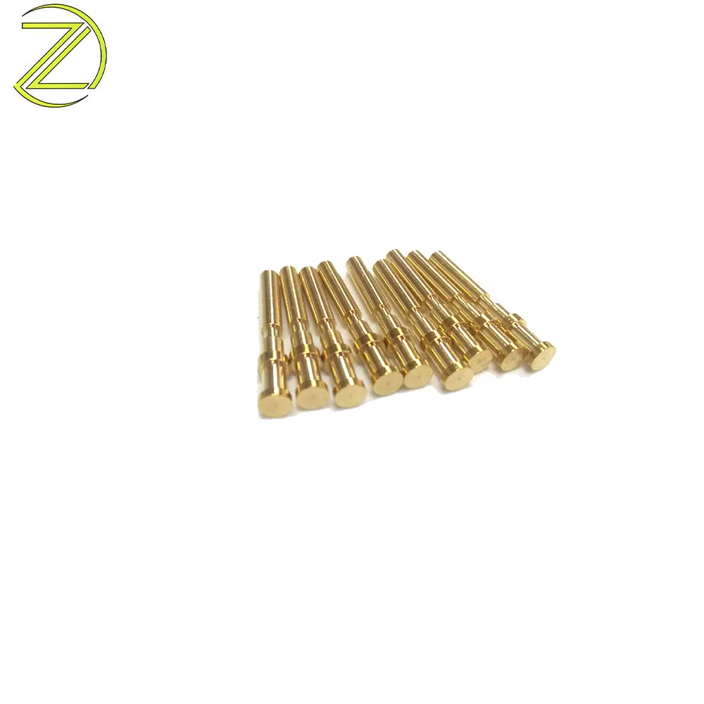 Machining Center Nut Bolts Galvanized Threaded Rod Custom Precision Brass Threaded Pin