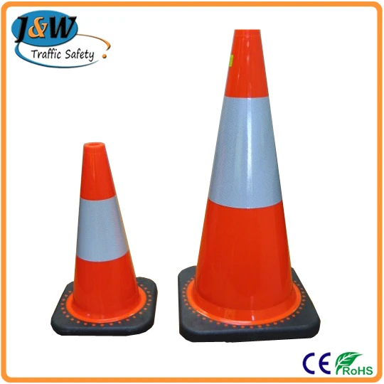 28inch Heavy Duty Rubber Reflective Traffic Safety Cones