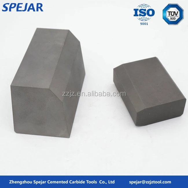 customized solid carbide flat block tungsten carbide cube