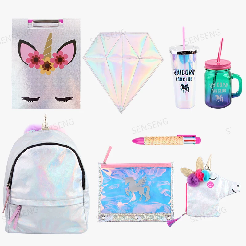 
Desk decoration gift Personality Pen storage holder Unicorn ceramic craft pencil container 