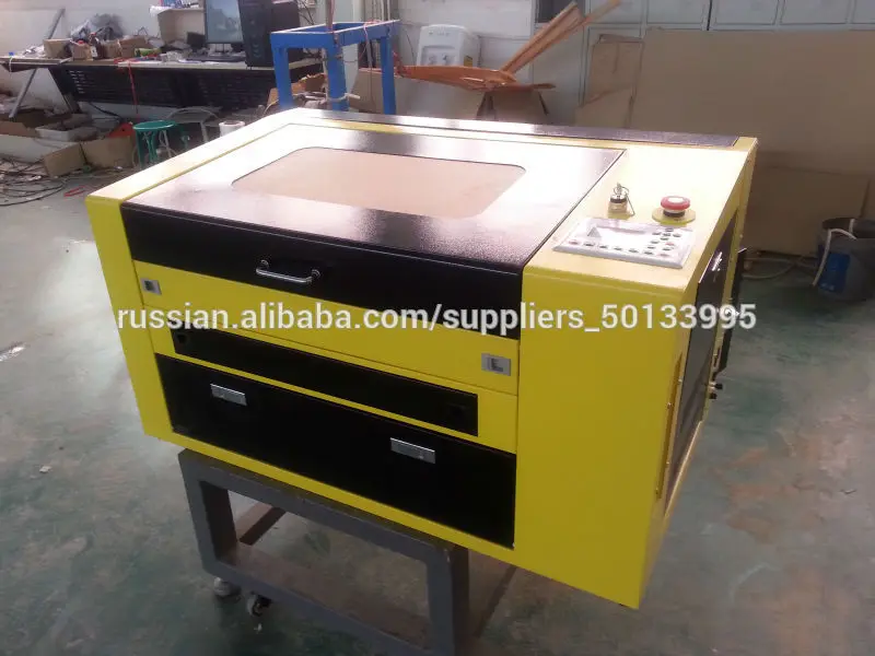 (40w) 60w ручной самодельный стол верхний дешевых стеклянный кристалл маленький СО2 лазерный гравер