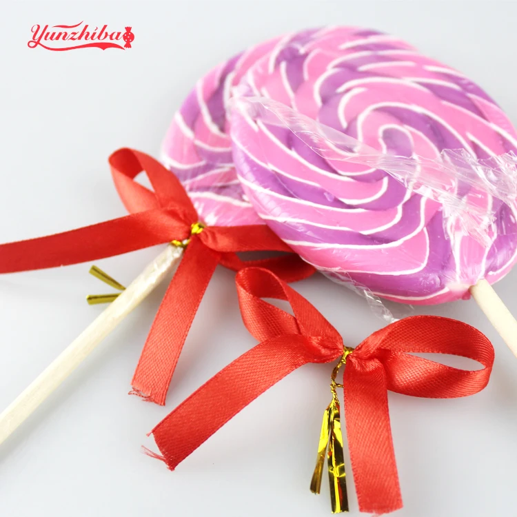 Wholesale Big Easter Egg Shaped SwirlL lollipops In Hard Candies