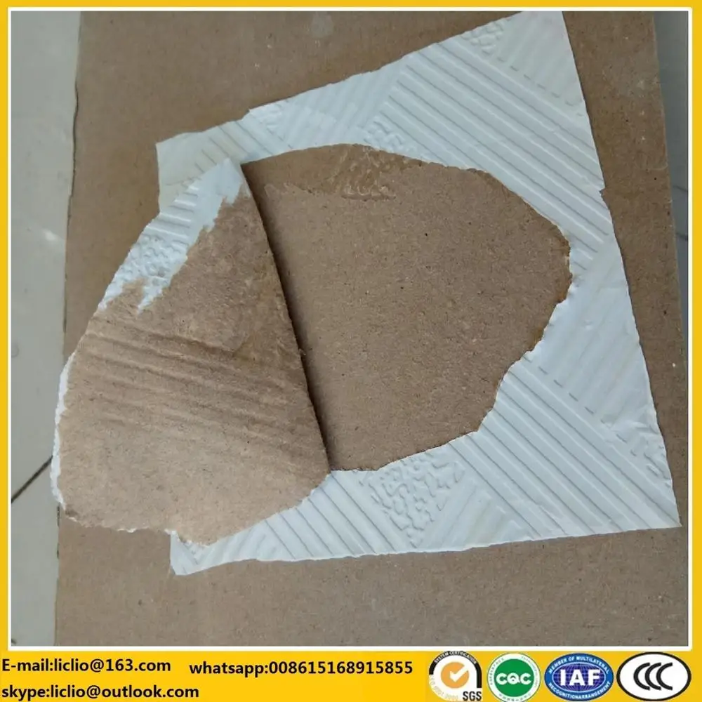 pvc film/aluminum foil for gypsum ceiling/pvc glue and corn starch adhesive for gypsum board