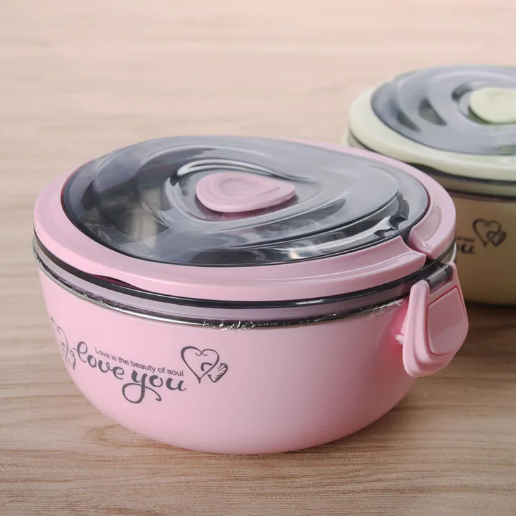 WHEAT Stainless Steel Vacuum Lunch Box Insulated Jar Food Container Hot Cold Thermos 1.2L