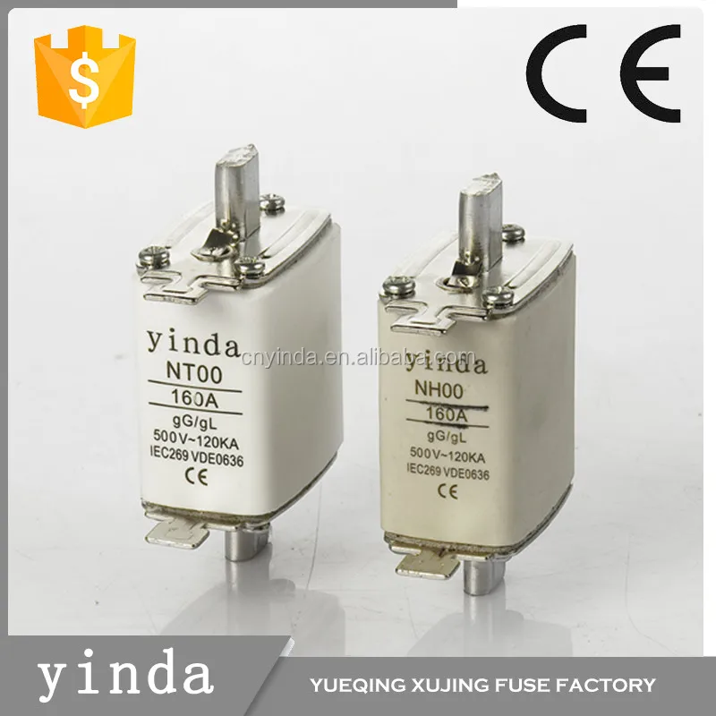 NT00 160A HRC Керамическая NH предохранитель