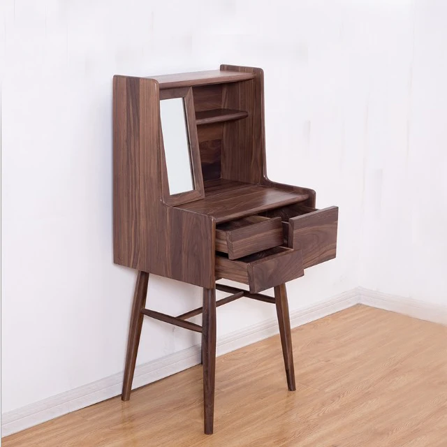Горячие продажи индивидуальные современный дерево тщеславие комод мебель с зеркалом