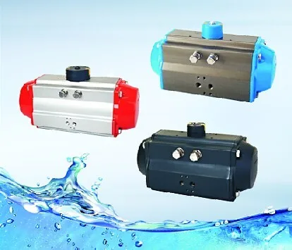 KLQD  AT Series Double Acting for Butterfly Valve Ball Valve Pneumatic  Rotary Actuator