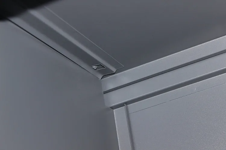 Factory directly black kd school office gym storage cabinet 9 door steel locker