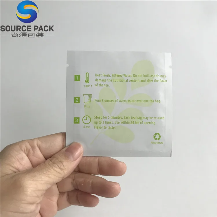 Colorful Printed Aluminum Foil Sachet Printed Empty Tea Bags Wholesale