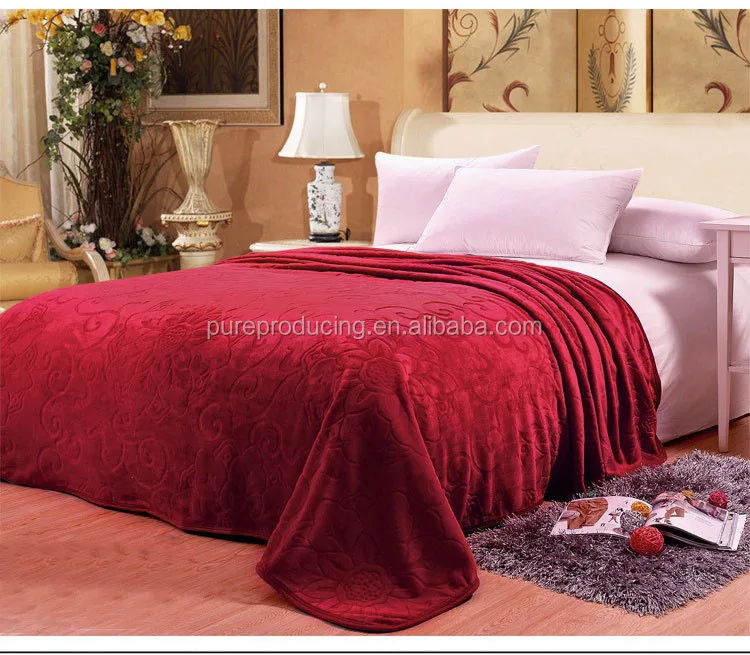 Whole sale super soft flannel fleece blanket