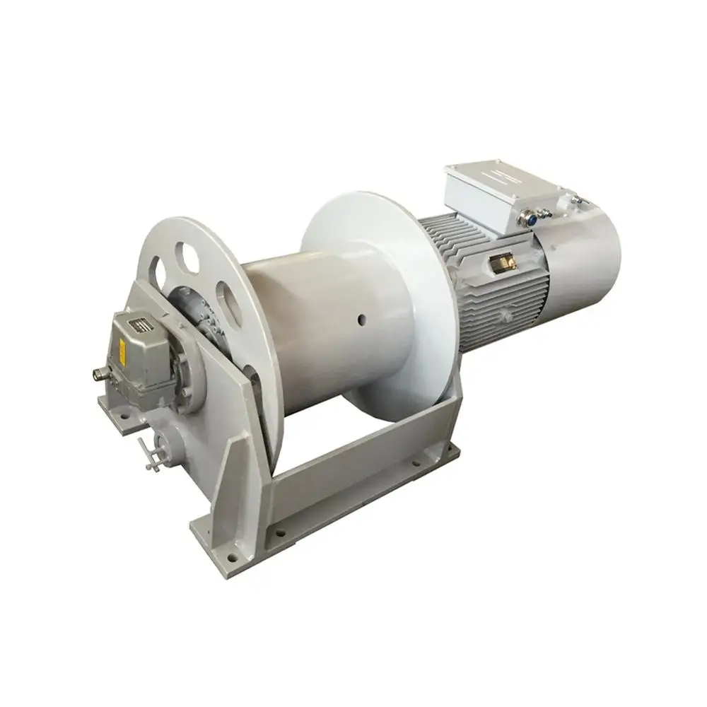 50 kn 4ton hydraulic winch 5 ton 5000 kg hydraulic trawl winch 5 ton single drum winch