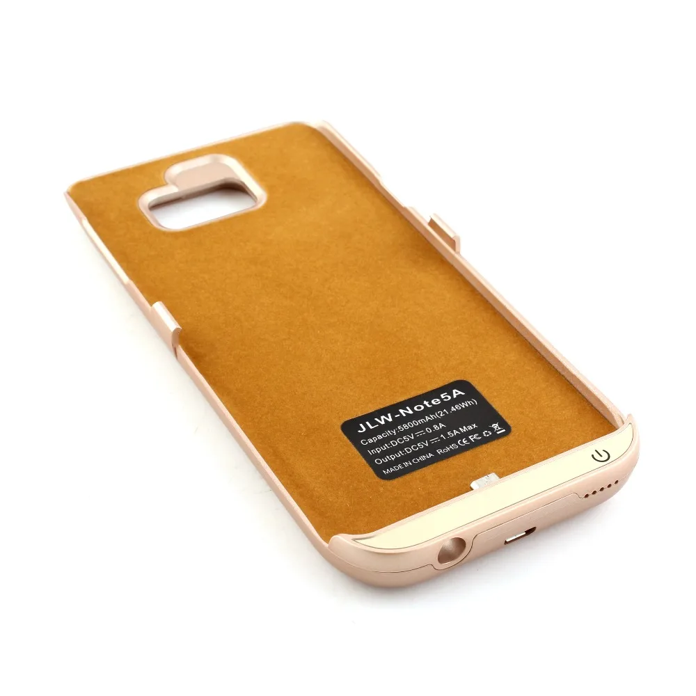 External Portable Backup Charger Battery Case for Samsung Galaxy S6 edge Plus