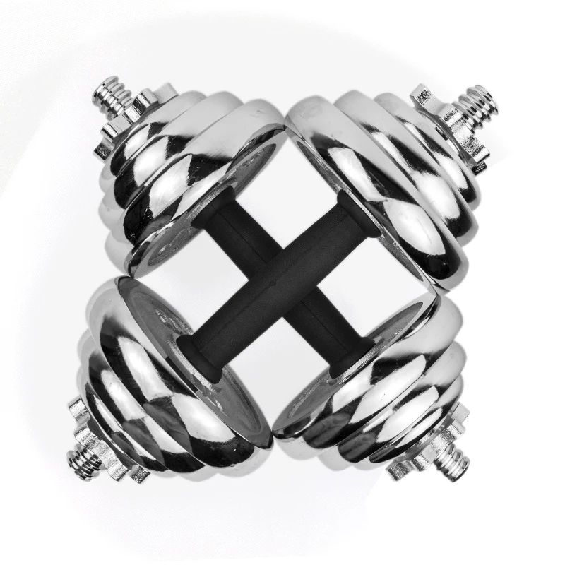 adjustable convertible chrome tungsten dumbbell