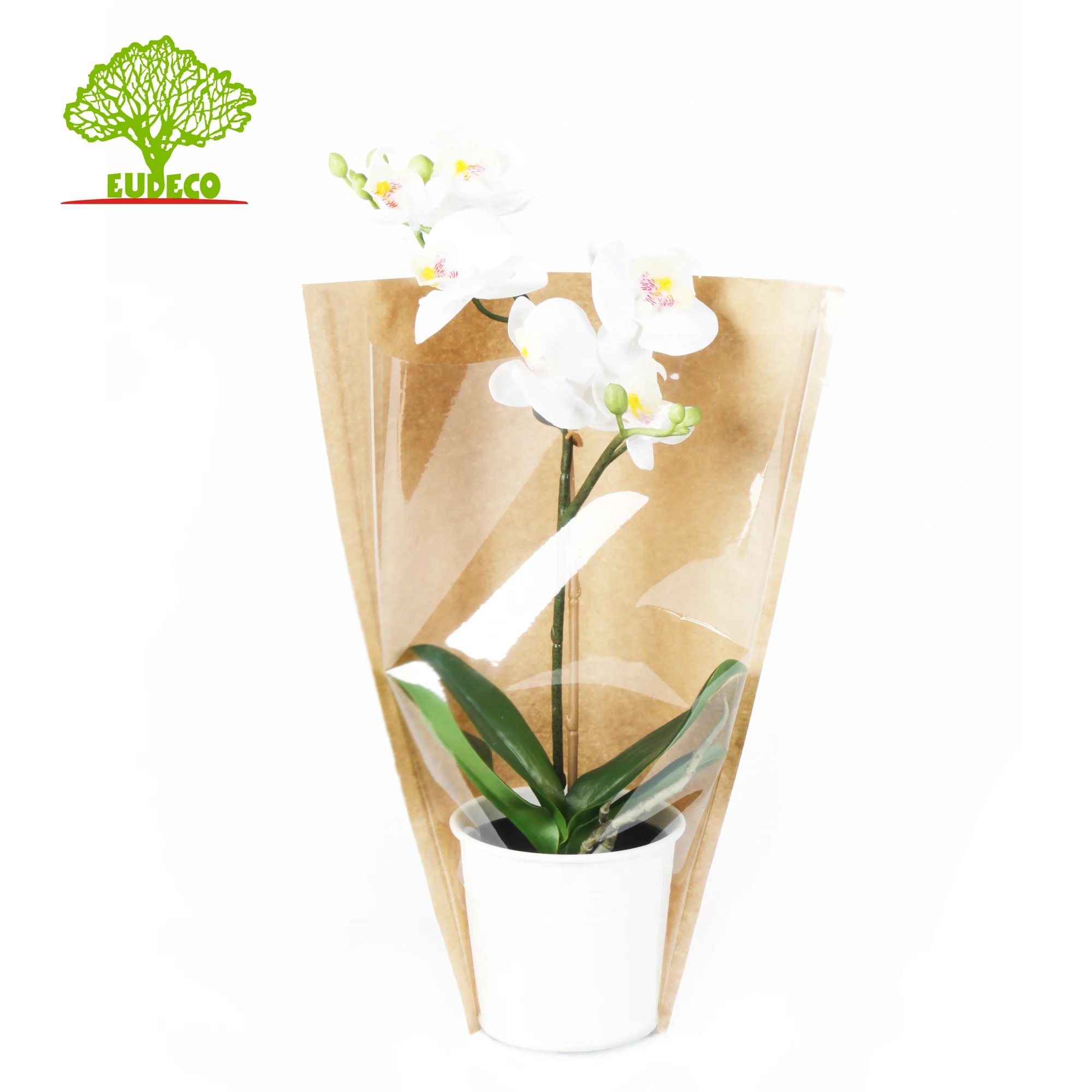Wholesale Cheap Plastic Transparent Sleeves Floral Packing