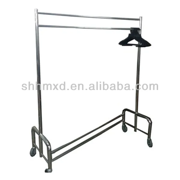 Laundry clothes hanger trolley