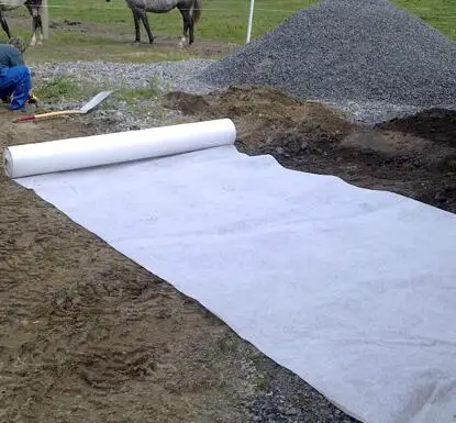 
100g-1000g landscape protect polyester nonwoven geotextile fabric price 