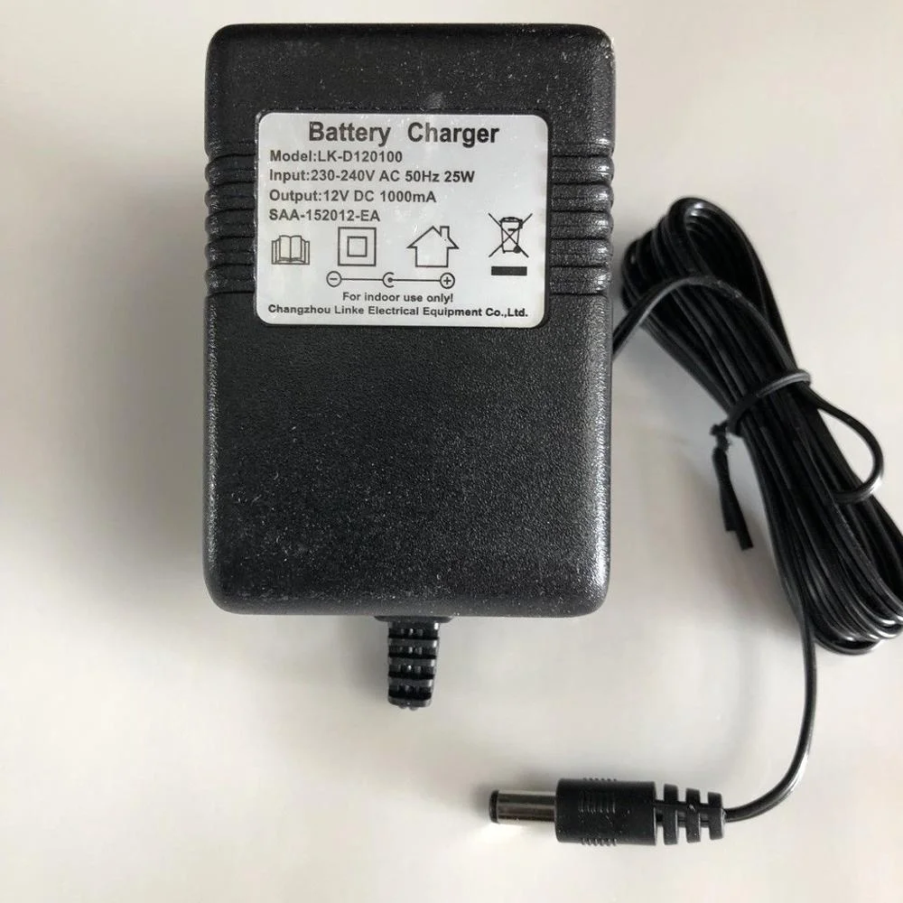 12V 1000mA Battery Charger For Kids Electric Ride On Car charger plates Bike Scooter Buggy Quad  car charger