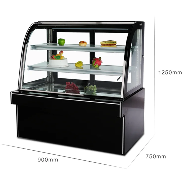 Top Quality Modern Bakery Display Cake Display Cabinet Refrigerate /Corolla Cake Showcase