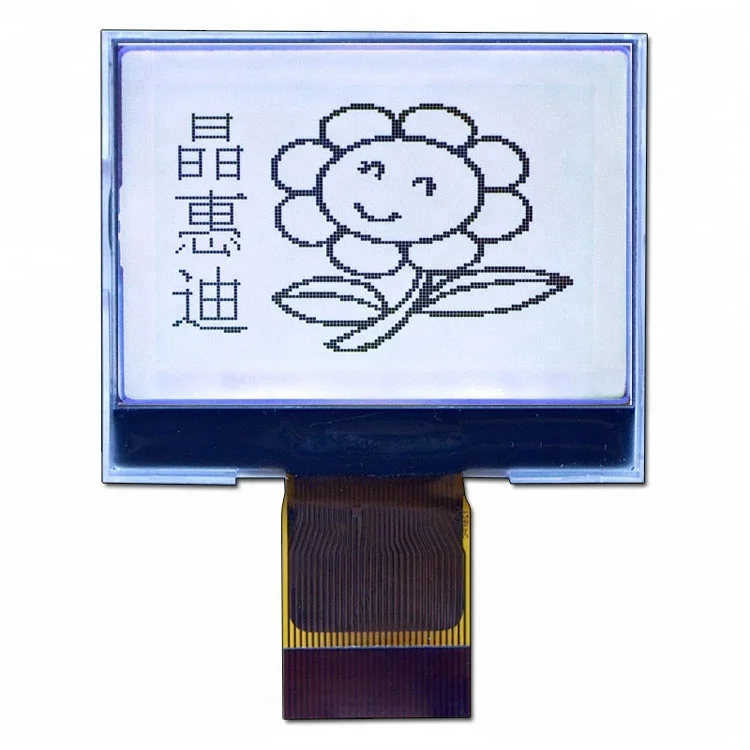 128X88 positive lcd module display ST7571 driver IC POS machine lcd JHD12888-G03BTW-G