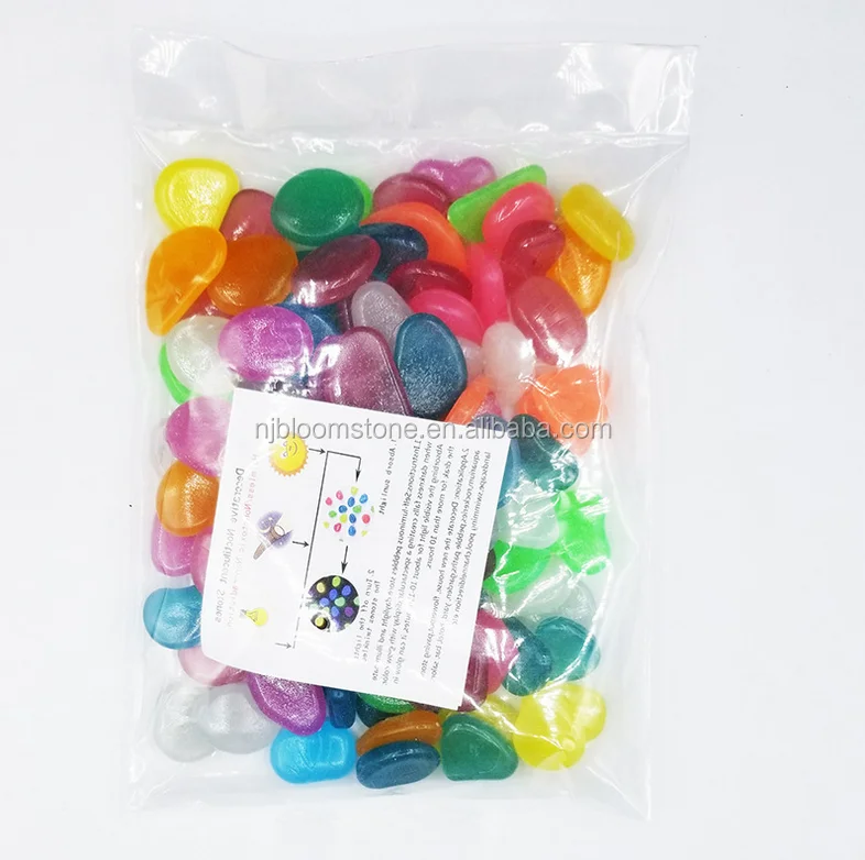 Ночная светящаяся в темноте Люминесцентная галька