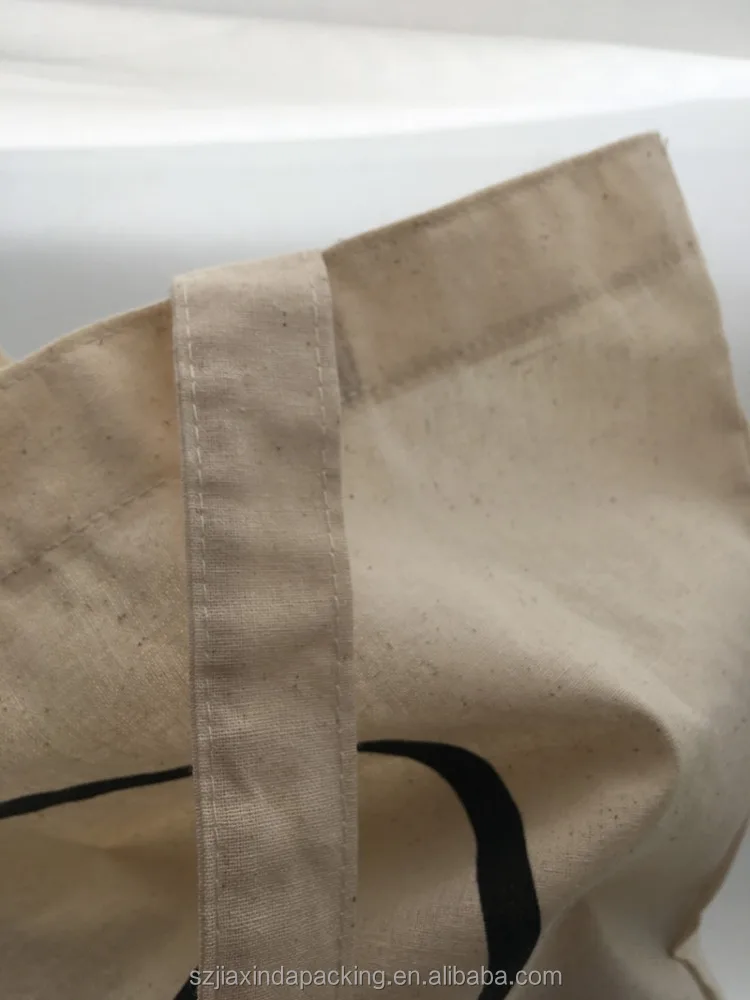 Handled Muslin Cotton Tote Bag For Packaging