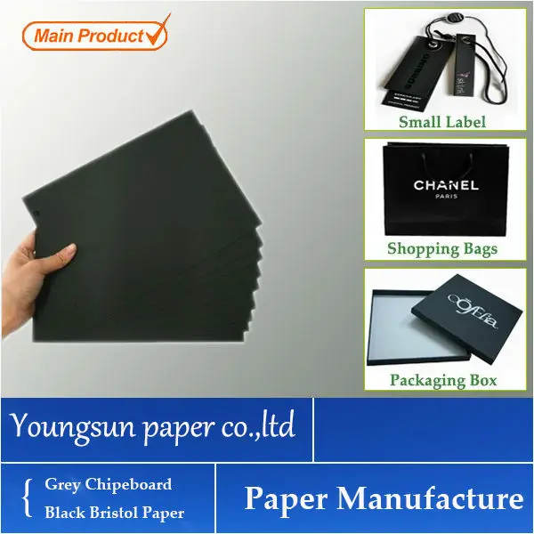 Горячая Распродажа 180gsm 300gsm 70x100 см Целлюлоза из натуральной древесины Толстая черная бумага/картонный лист