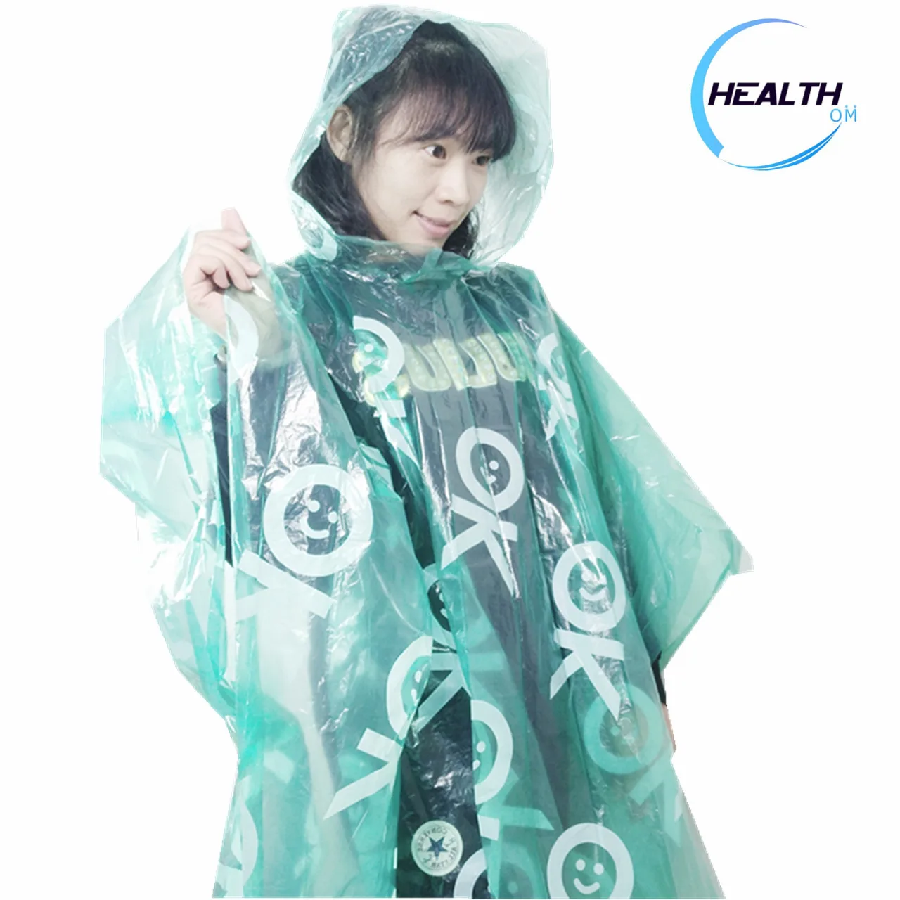 disposable one time rain poncho raincoat for bike
