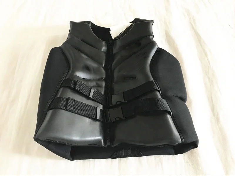 Hot sell Custom high quality light bouyancy Neoprene zipper water sport life vest surfing life jacket adult