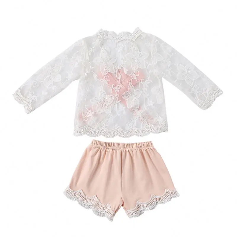 Wholesale kids clothing set cute baby girl summer clothes elegant fashion children girls boutique clothing sets