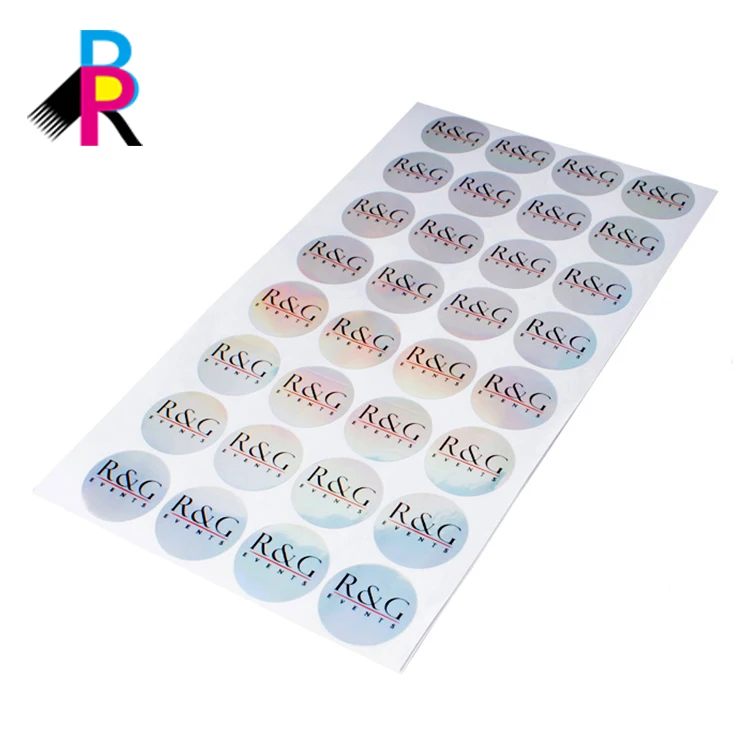 Круглые водонепроницаемые прозрачные виниловые наклейки с логотипом под заказ