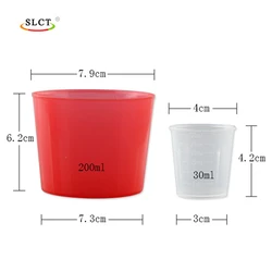 1oz 30ml 200ml Lab Medical Plastic Medicine PP Measuring Cup