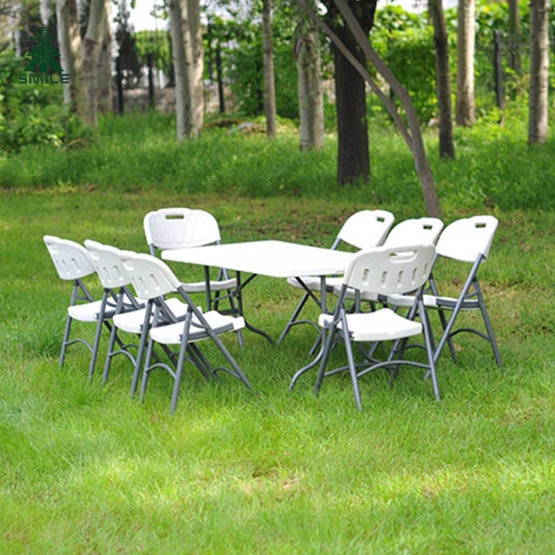 Cheap Popular Outdoor Plastic Folding HDPE Plastic Table for Party
