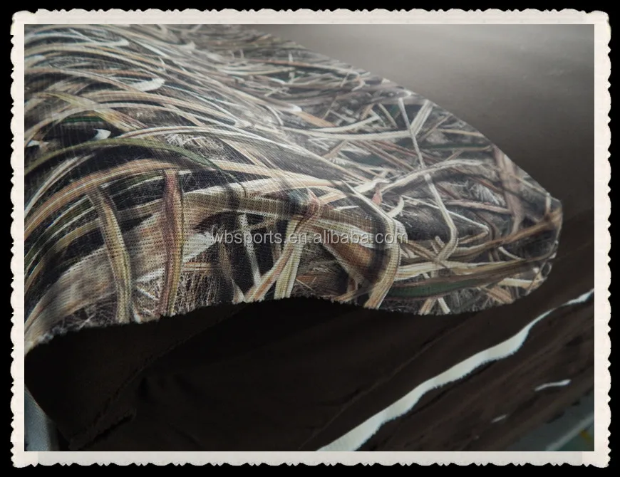 Factory price camo neoprene fabric