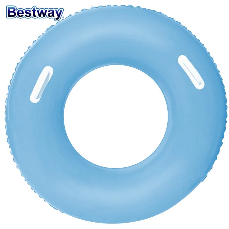Hot Sale Customize Summer Floating Swim Inflatable Swim Ring Size With Handle