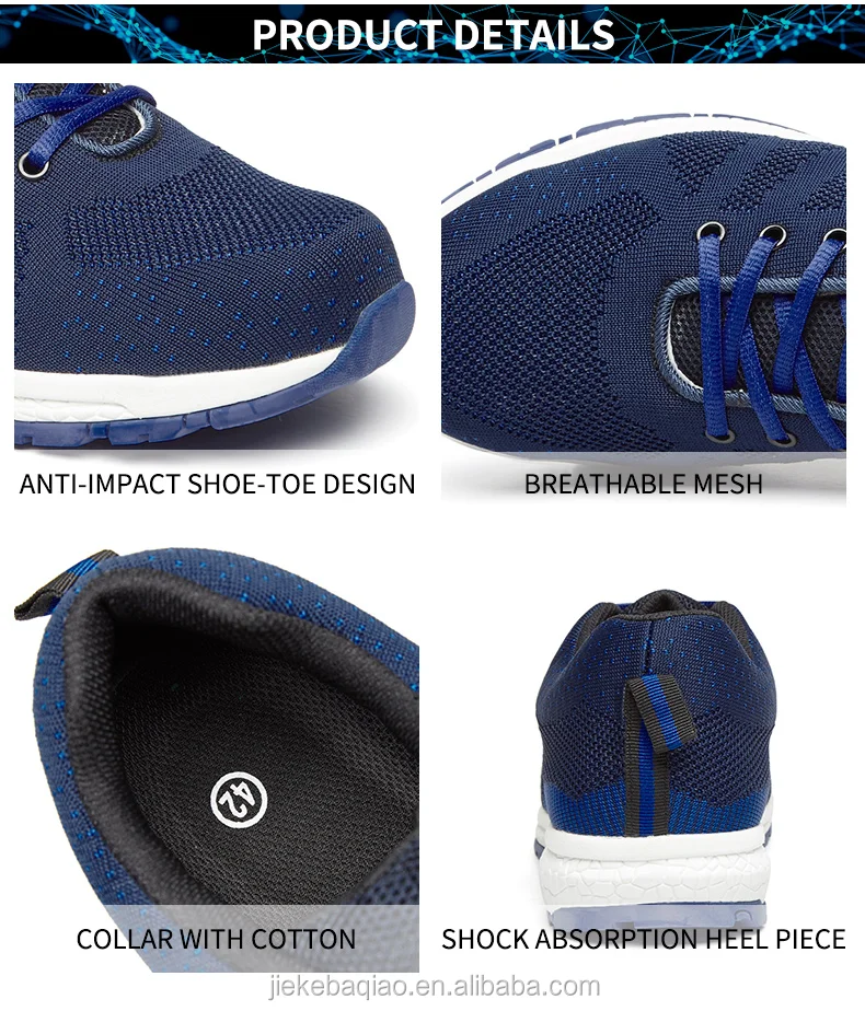 Shock Resistant Outdoor Active Footwear Protection Heavy Duty Walking Sneaker Factory Safety Shoes Sport