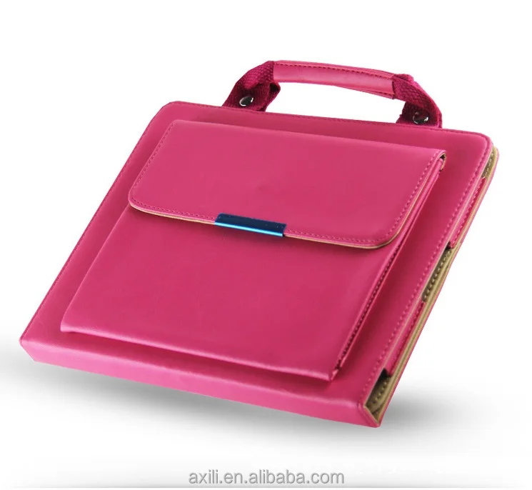 
Korea Style Leather Case Cover for ipad5 6 air2 Handbag mini1/2/3 Protective Cover Bag for ipad4/3/2 air Mini Leather handbag 
