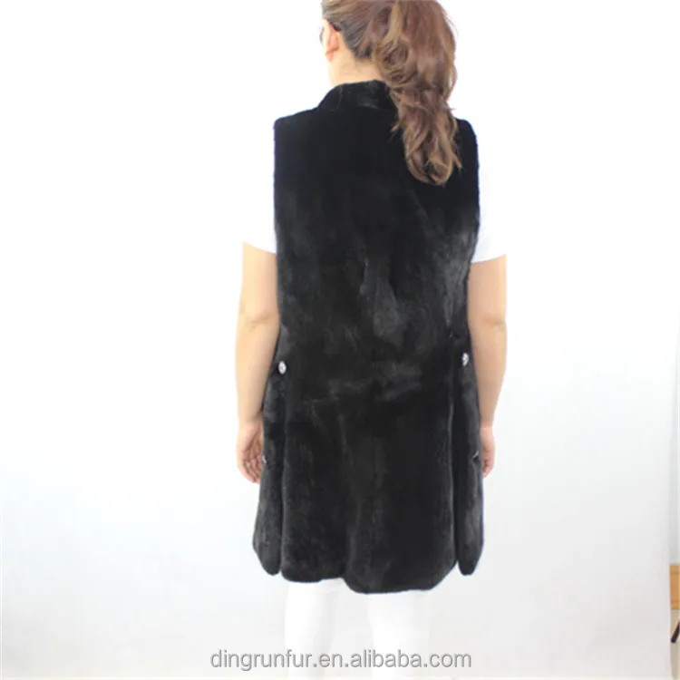 
high quality nature mink fur waistcoat real fur vest 