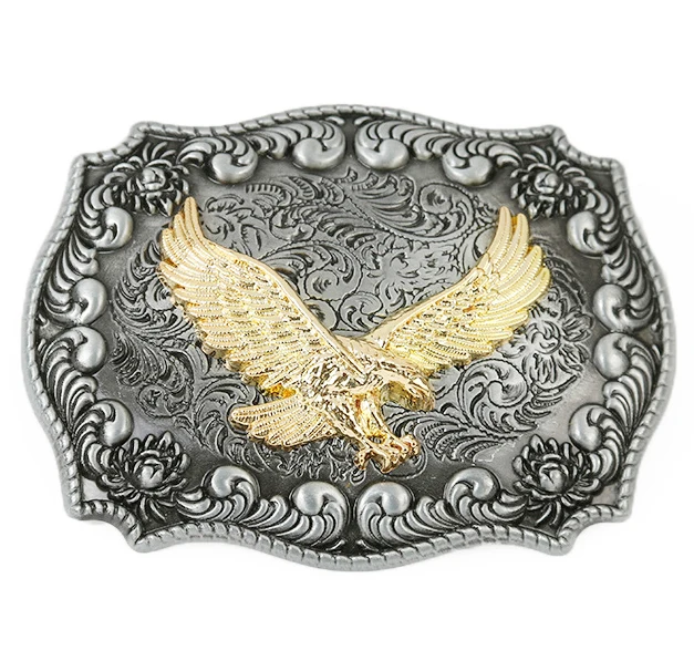 40 мм овальная форма два цвета Пряжка для западного итальянского ремня индивидуальная итальянская пряжка