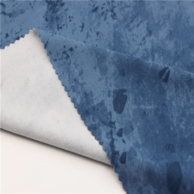 
New fashion DTY brushed apparel spandex material printed polyester fabric stores 