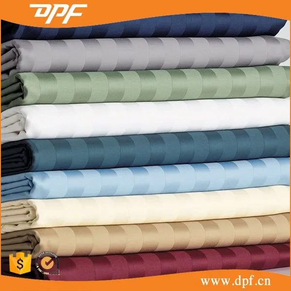 EGYPTIAN Cotton STRIPE FLat bed Sheet