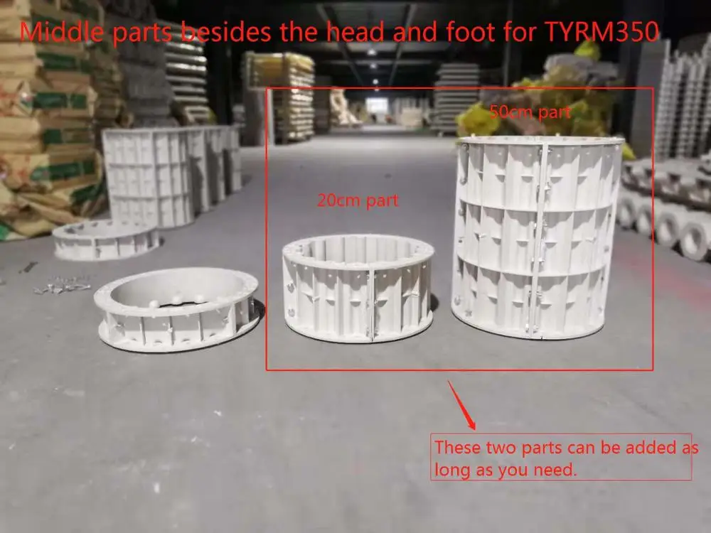 Low MOQ high quality factory price Concrete Roman Pillar mold