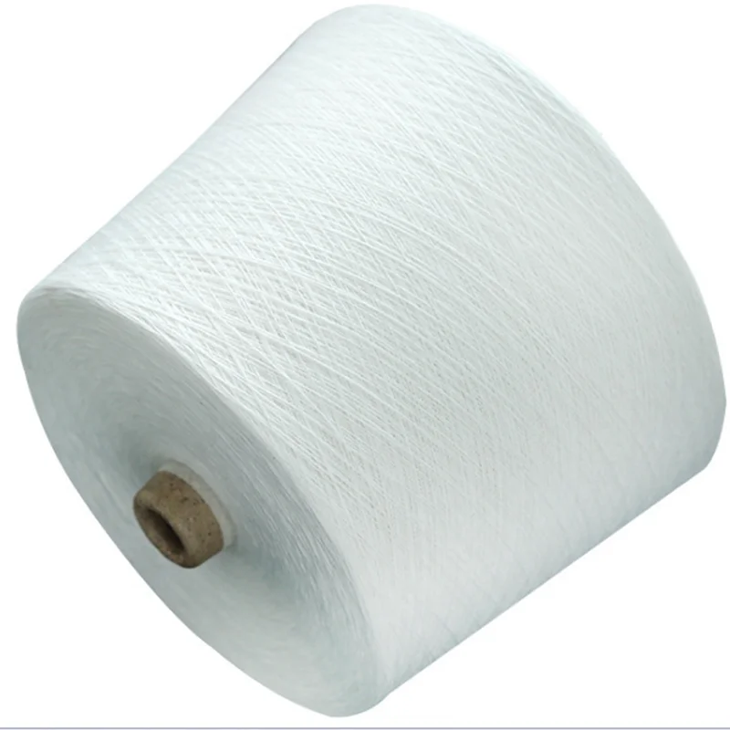 Ne21/1 Core Spun Yarn Good Quality Organic Cotton Compact Yarn For Knitting And Weaving