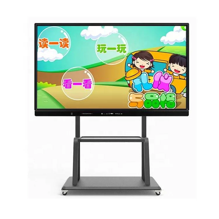 
65 Inch All In One Interactive Whiteboard with Infrared Touch Screen Interactive Whiteboard 