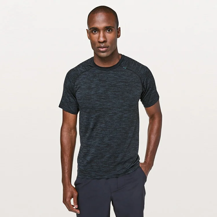Professional Design Seamless Design Stretch Fabric Gym Men T Shirt