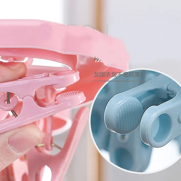 Бабочка 32clips расширяемый стойку ткань пальто пластиковой вешалкой